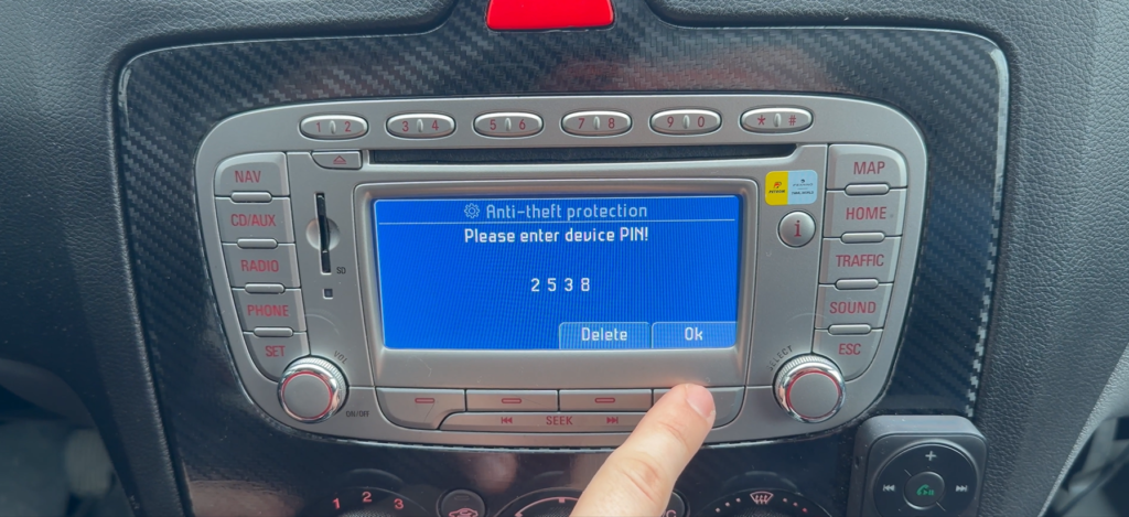 Radio Unlock Code Ford Focus TravelPilot NX Navigation