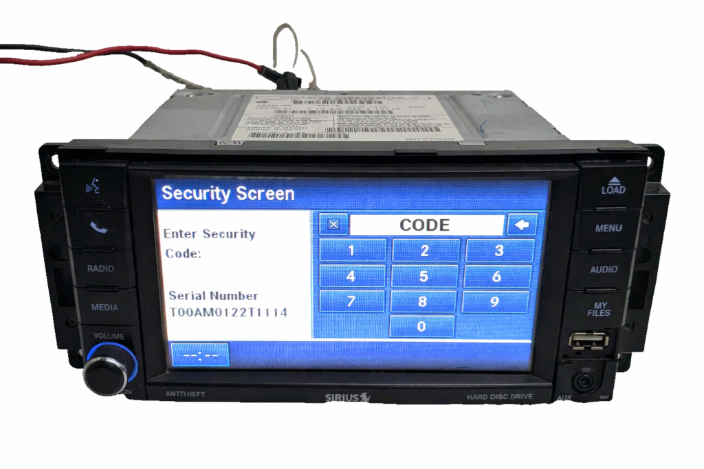 Jeep RBZ (MyGIG) - Radio code - Radio code generator