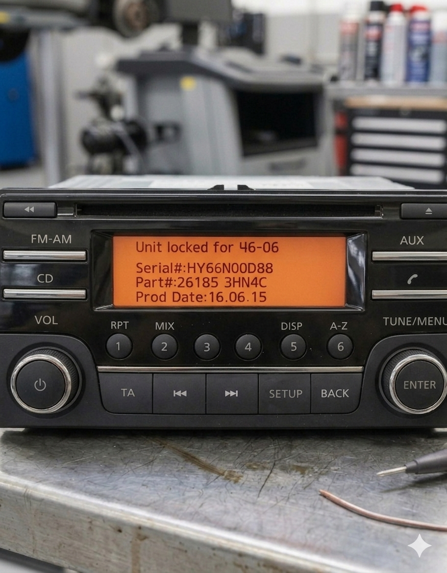 Radio serial number example 1