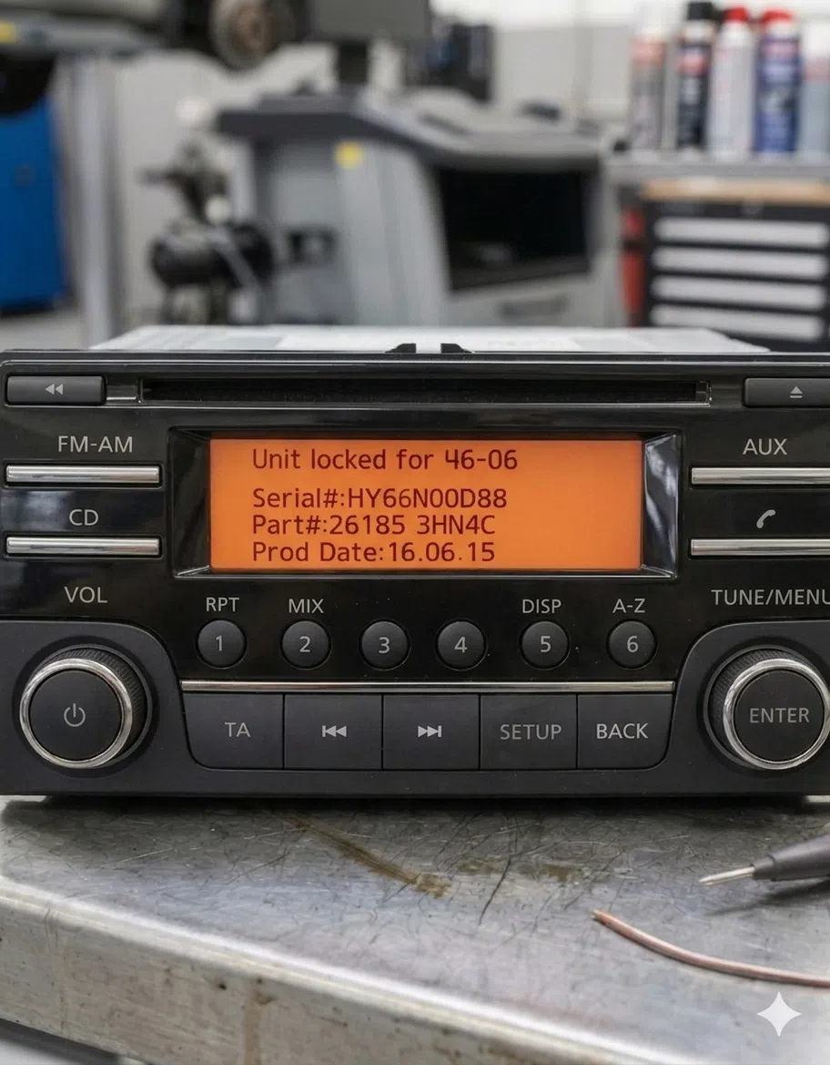 Radio serial number example 1