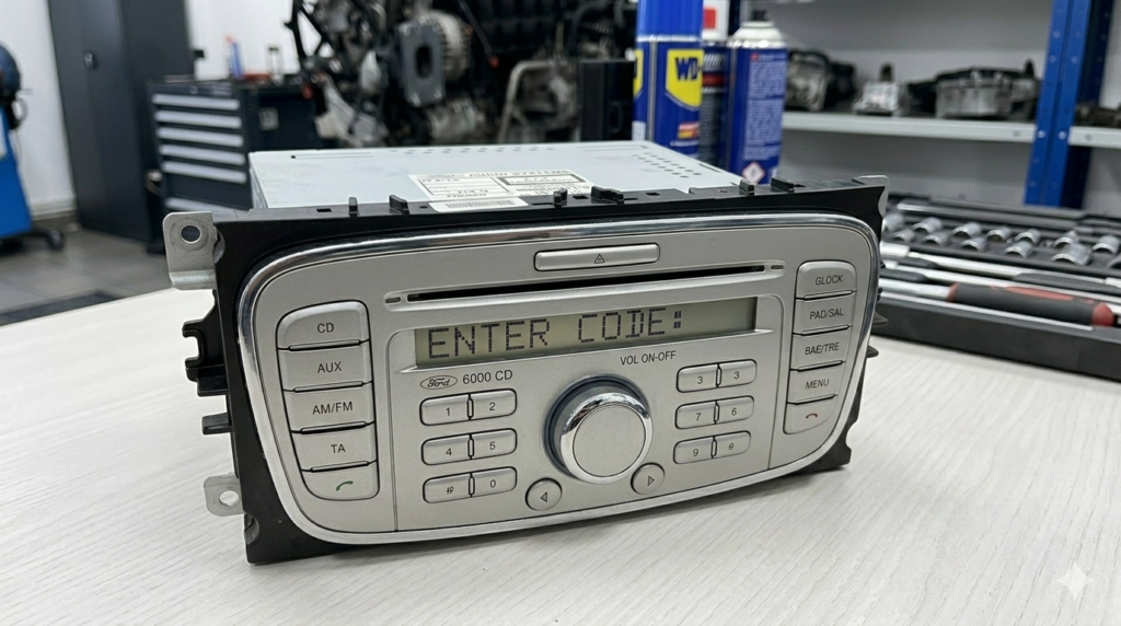 Radio 6000 CD Ford Asking for Radio Unlock Code - Radiocodegenerator.com