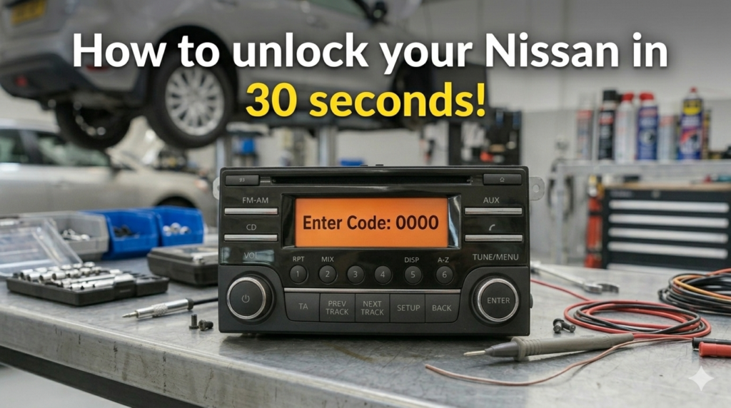 How to find Serial Number and Unlock Code for Nissan Daewoo Radio